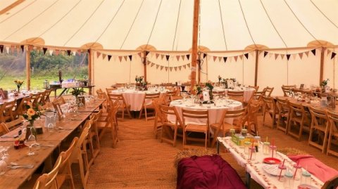 Traditional Canvas Marquee - Carron Marquees Ltd