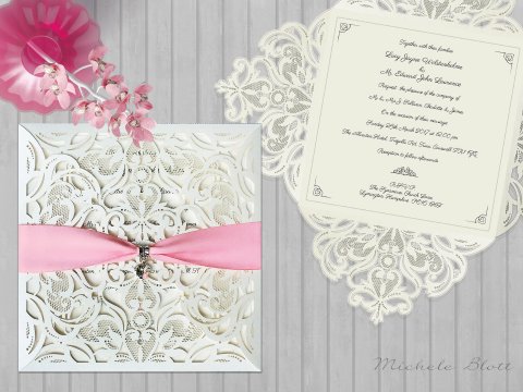 Laser Cut Wedding Invitations - Elegant Wedding Stationery and Luxury Table Plans