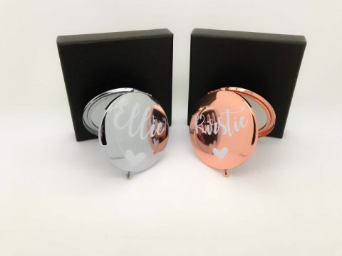 Personalised Compact Mirror - The Personalised Wedding Room