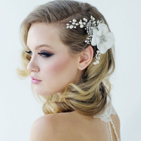Mara Wedding Hair Flower - £75 - Zaphira Bridal