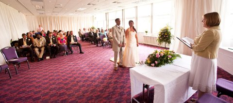 One of many options for your eremony room - Trinity Park Events