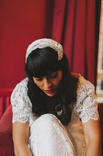 Wedding Hair and Makeup - Lipstick and Curls-Image 40804