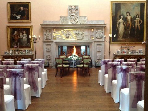 The Saloon Dressed for a Ceremony - Chillington Hall