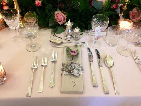 Glass and silverware - Thevintagehire.com