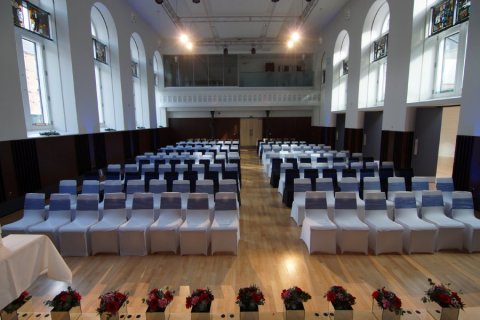 Another wedding set up in the Main Hall - Maryhill Burgh Halls