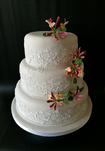 Honeysuckle Wedding Cake - Cakes Beautiful