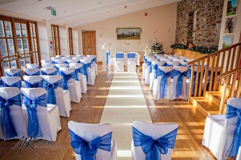 The light-filled Conservatory with space for up to 100 wedding guests - Northcote Manor Country House Hotel