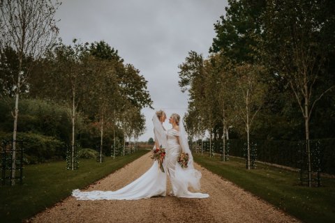 Fairy Lit Driveway - South Farm 