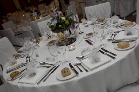 Table set-up example 2 - Ambassadors Bloomsbury Hotel