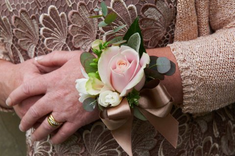 Wrist corsage - Stems Florist