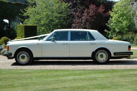 Wedding Cars - White Rolls Royce Wedding Car-Image 33958