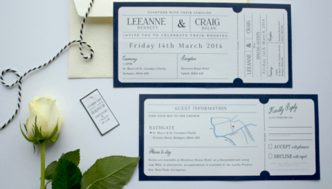 Wedding Invitations and Stationery - Love Paper Crane-Image 9862