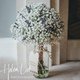 Lavander and White Gypsophilia or baby's Breath Brides Handtied Bouquet - Sharon Mesher Wedding Flowers 