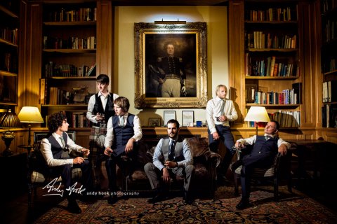 The Library - Hodsock Priory Wedding Venue