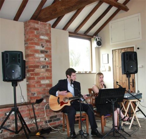 Perfomring at a Ceremony at Dodmoor House, Northamptonshire - Taylormade Acoustic Duo