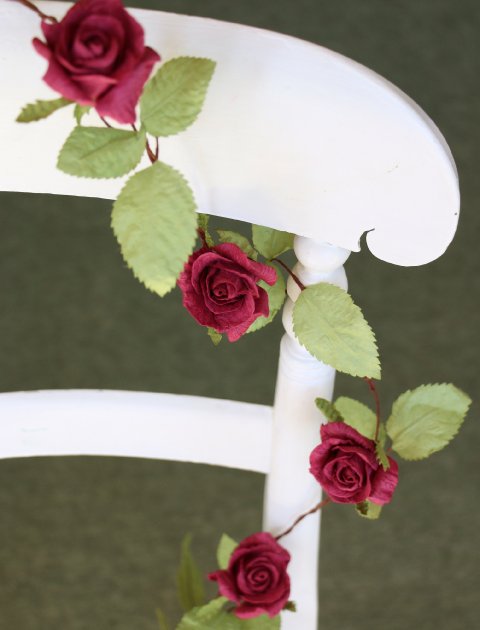 Paper Rose Garland - Paper Tree