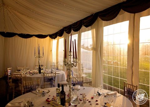 Winter Marquee Inside - London Shenley Club