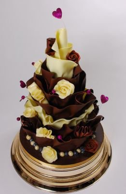 chocolate wedding cake - Cakes of Good Taste