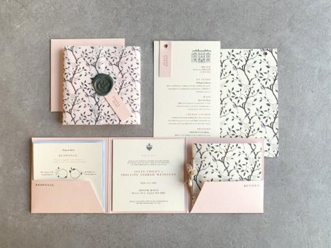 Deabill & Quince Hedsor House Wedding Invitation Collection - Deabill and Quince