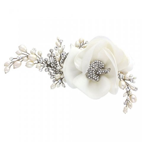 Mara Wedding Flower Clip - £75 - Zaphira Bridal