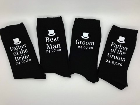 Personalised Socks - The Personalised Wedding Room