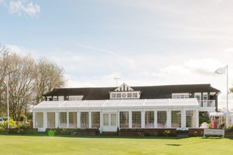 Winter Marquee Outside - London Shenley Club