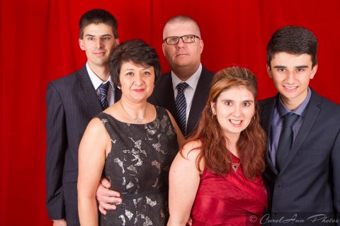 Family group: If you don't want to dress up and would prefer a family photo, we can do that too - CarolAnn Photos