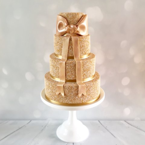 Wedding Cakes - White Rose Wedding Cakes-Image 35192