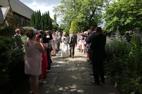 Confetti throwing - Danclaire Photography