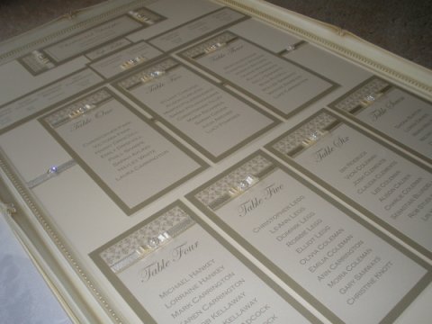 Stunning table plans - Bee-Mine Wedding Stationery