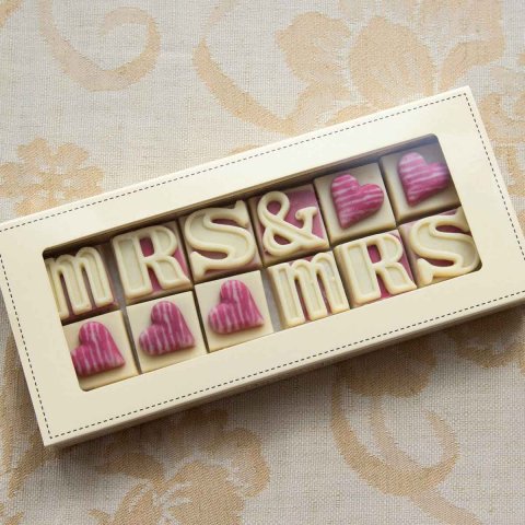 Mrs & Mrs Chocolates - £10.99 - The Present Finder