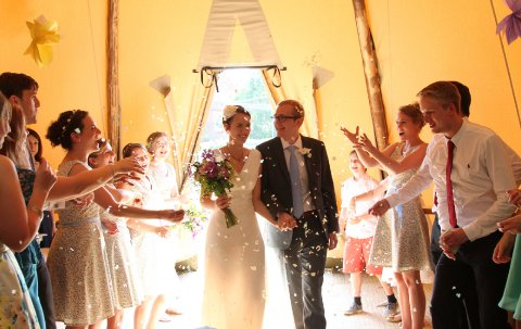 Tipi Wedding - Parkwin Photography