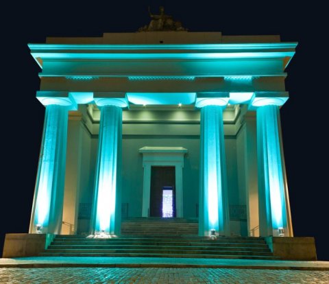 Guildhall External at Night - Devonport Guildhall
