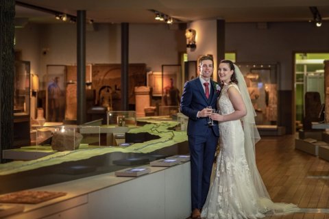 Great North Museum: Hancock wedding photograph by Laurence Sweeney Photography - The Great North Museum: Hancock