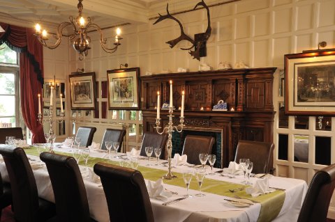 The Hunt Room, catering for smaller parties upto 22 guests - Simonstone Hall