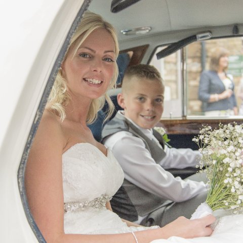 Bride & Son Arriving - Burley-Photography