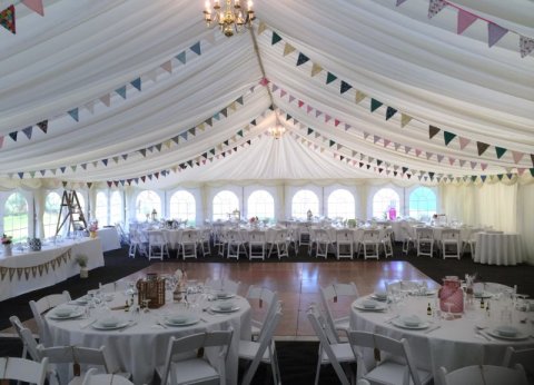 Country style marquee wedding - Maidman's Marquees