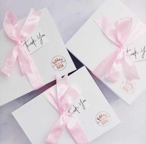 Bridesmaid thank you gift box - Ribbon & Bow