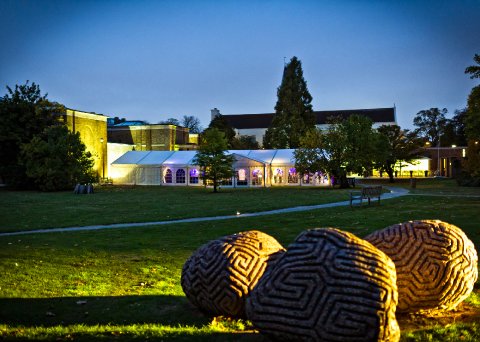 A marquee in our gardens - Dulwich Picture Gallery