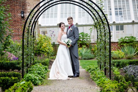 In the Walled Garden - Abbot's Hall Weddings
