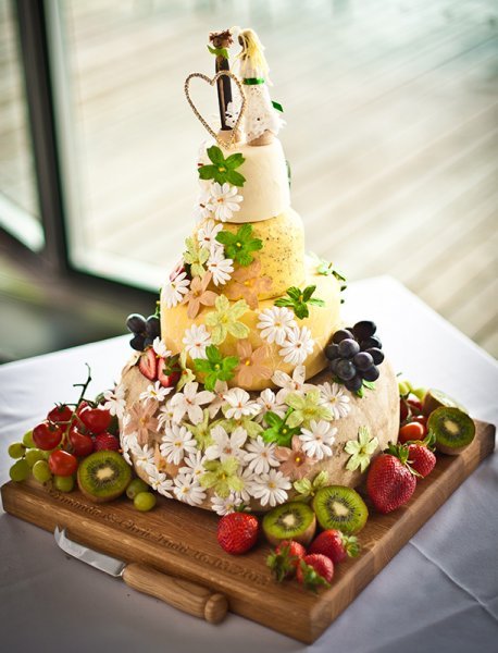 4-tier Wedding Cake £330.00 - Northumberland Cheese Company