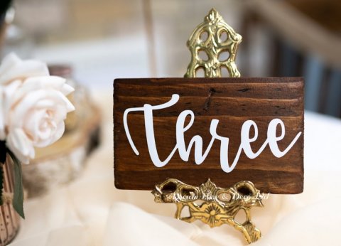 Table Number - Dream Hire & Deco Ltd