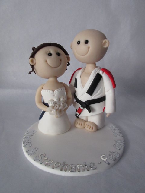 Wedding cake topper juijitsu - HaPoly Ever Afetrs