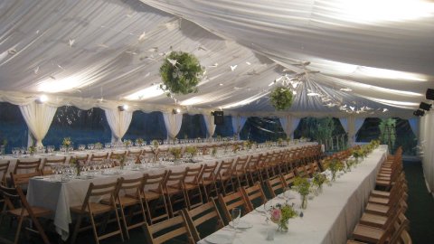 Banquet Dining & Wooden Folding Chairs - Richardson Event Hire