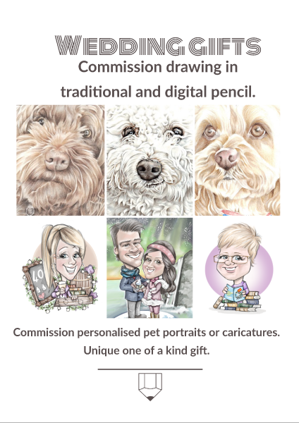 wedding gift commission ideas - picky pencil