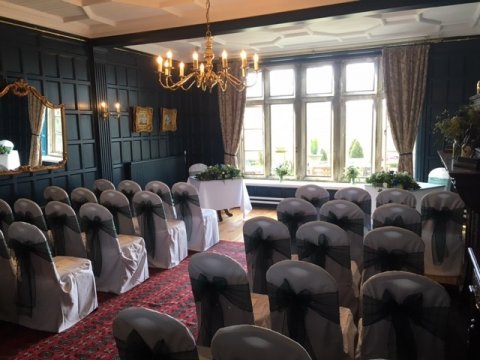 The Drawing room ceremony room which can hold civil weddings and parternships for up to 70 people - Simonstone Hall