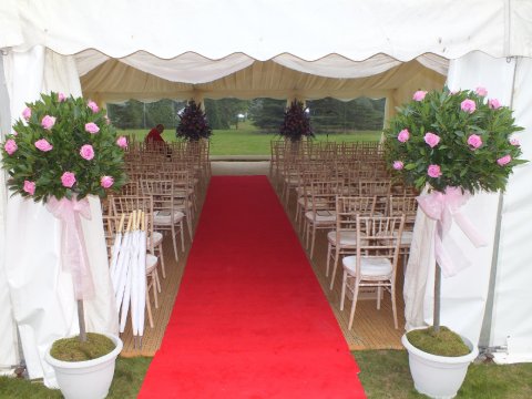 Wedding Ceremony Chairs - Marquees Direct 