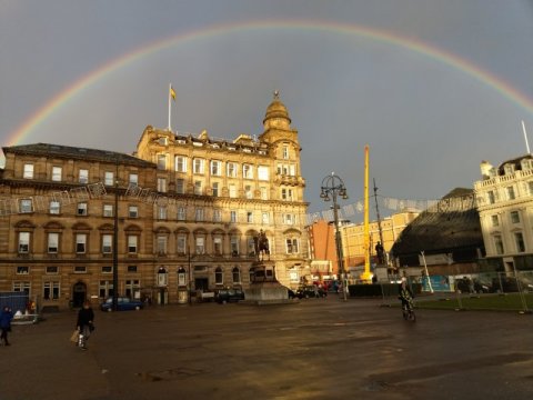 Merchants House underneath a rainbow! - The Merchants House of Glasgow