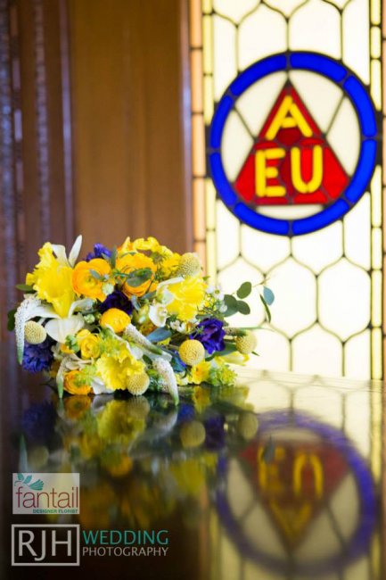 Fantail Florist for Becky & Tim's spring wedding flowers at Wortley Hall - Fantail Designer Florist