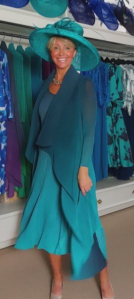 Alquema Dress and Coat - "L" Occasionwear Ayr